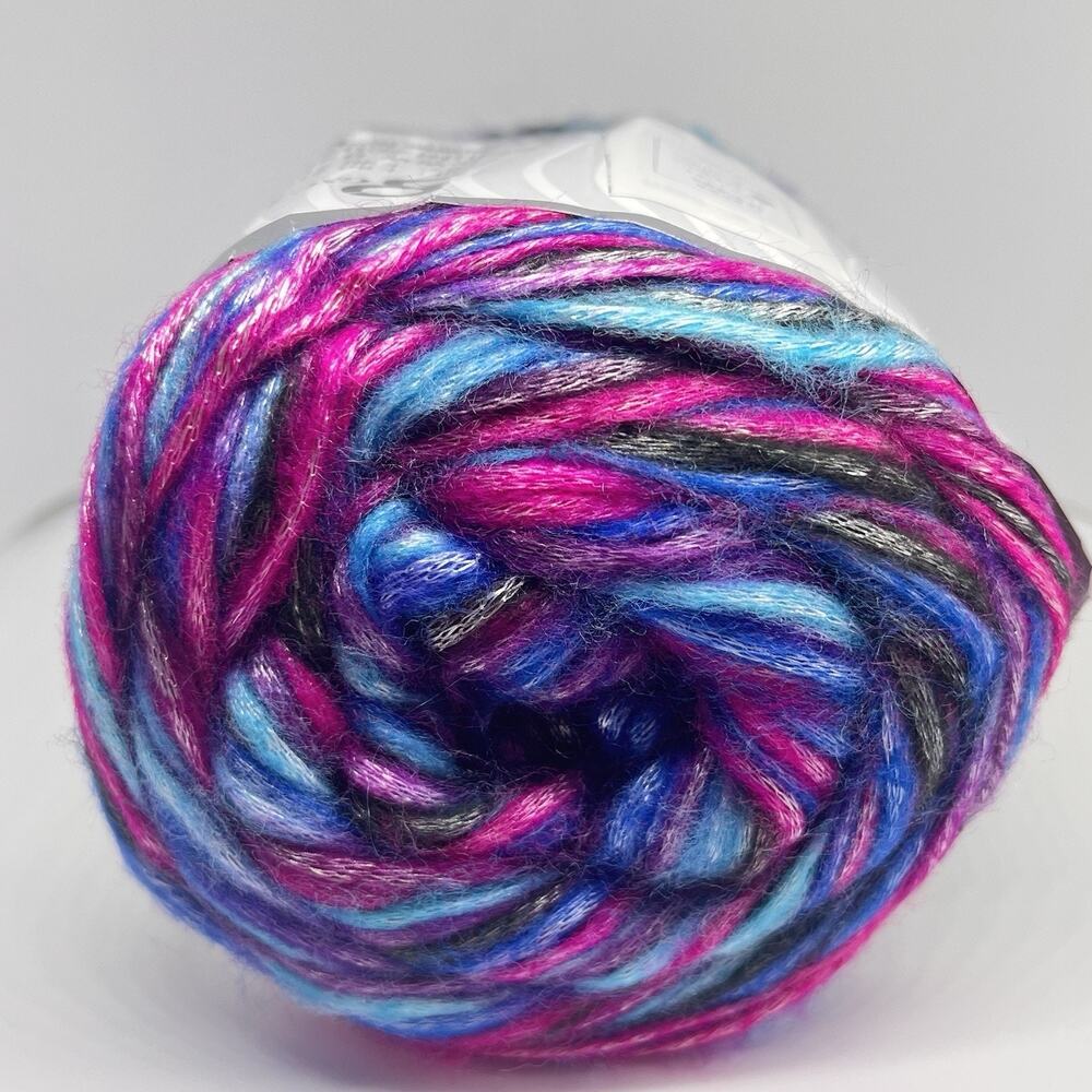 ICE Yarns Cakes Malaga Yarn, Blue Pink Purple Gray